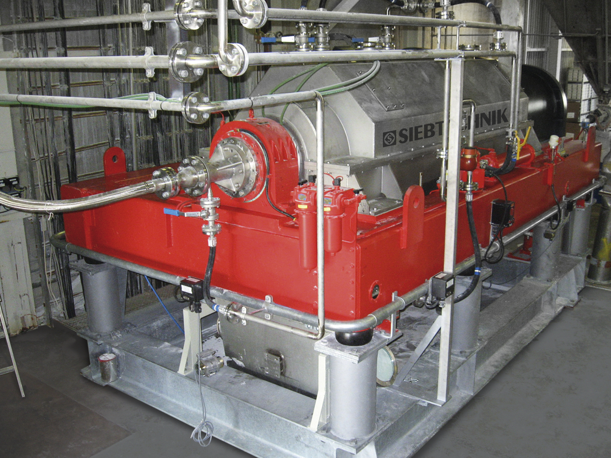 Decanter centrifuge Siebtechnik Tema Australia
